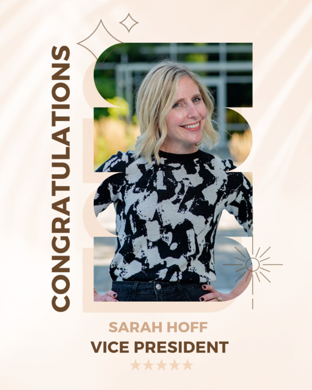 Wishing a very special #Congratulations to our new Vice President, Sarah, who has dedicated 17 years to Schott Design!  We are grateful for her exceptional leadership and unwavering commitment to raising the bar! ✨🎉🥳