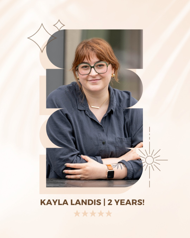 Celebrating Kayla's 2️⃣ year #Workiversary as a Hott Schott! 🎉 From your creative flair to your impeccable meme game, you've been a true asset to the team. Your ability to inspire and support others while keeping things light is truly commendable. Cheers to your dedication, creativity, and all the laughs along the way. Here's to many more years of success and fun with you, Kayla! 🥳✨🥂